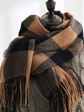 Plaid Pattern Scarf Sai Feel